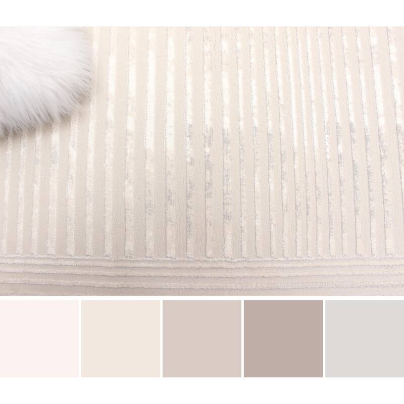 ECARPETGALLERY Machine Made Ramona Grey Area Rug