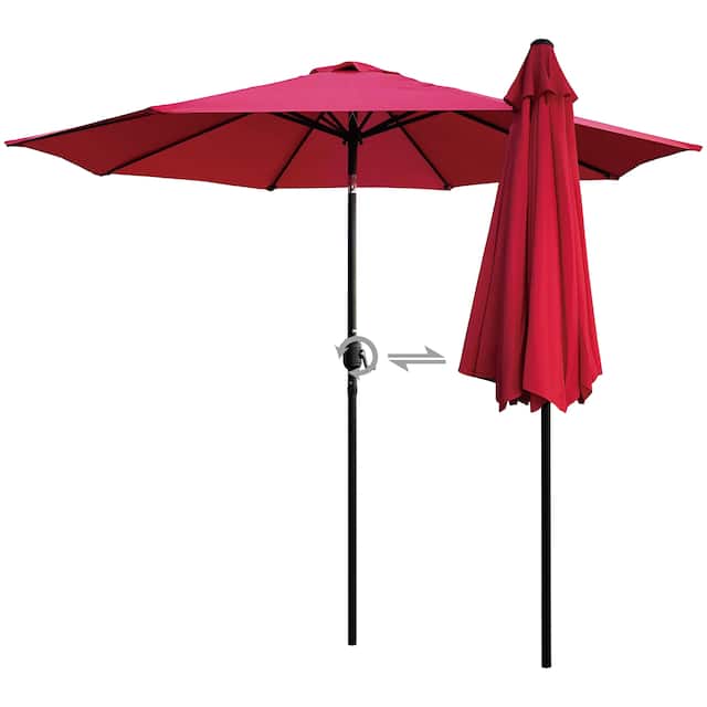 Maypex 9-foot Crank and Tilt Market Umbrella