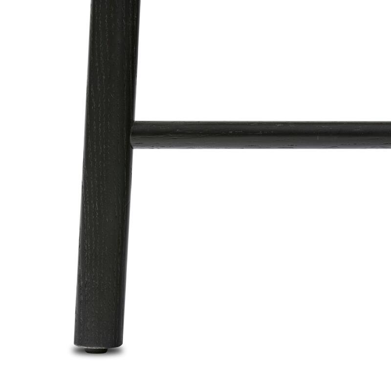 Poly & Bark Hamm Counter Stool - Solid Wood Frame with Woven Rope Seat