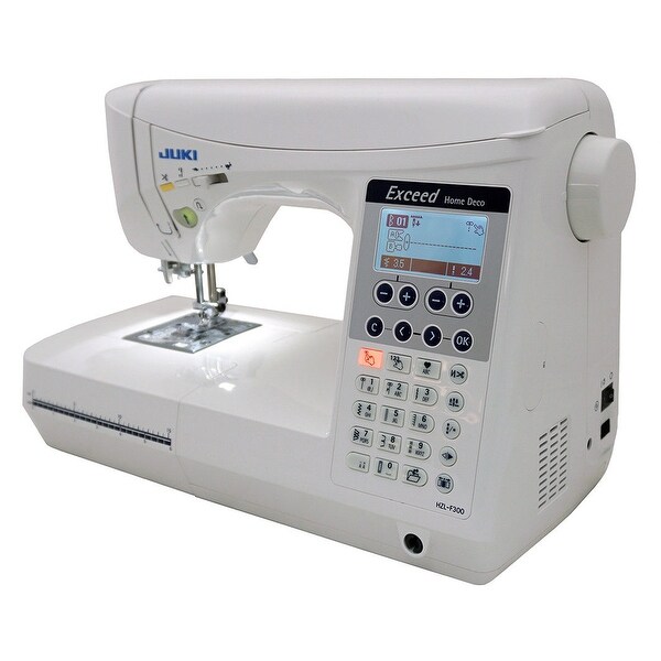 Juki HZL-F300 Exceed Home Deco Sewing & Quilting Machine - Bed