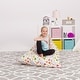 preview thumbnail 29 of 50, Stuffie Animal Storage Bean Bag Chair Cover, Room Organizer