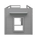 preview thumbnail 17 of 18, Twin Size Loft Bed with Cabinet and Shelf, Grey