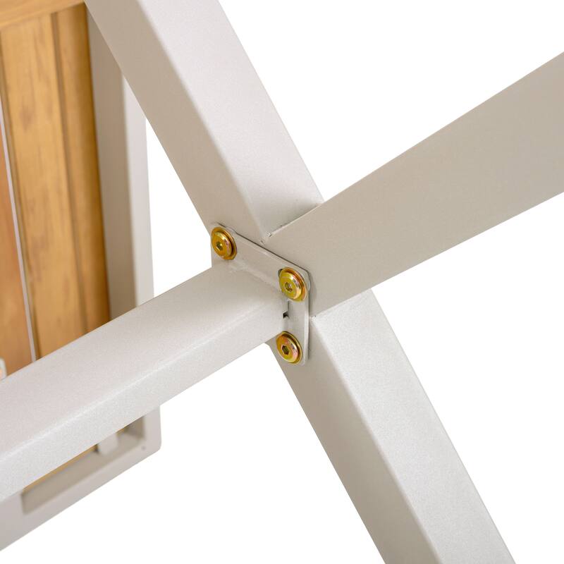 Christopher Knight Home - Outdoor Acacia Wood and Steel Dining Set with Wicker Weave Chairs & 55.12" Rectangular Dining Table