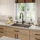 preview thumbnail 51 of 76, Karran Undermount Quartz Double Bowl Kitchen Sink
