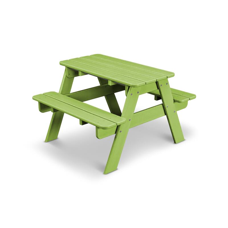 POLYWOOD Kids Outdoor Picnic Table