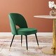 preview thumbnail 26 of 38, Rouse Performance Velvet Dining Side Chair Emerald