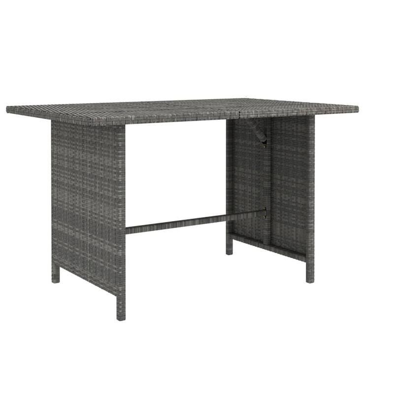Ley 10pc Outdoor Modular Sectional Sofa Set, Gray Cushions, Rattan