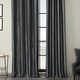 preview thumbnail 55 of 70, Exclusive Fabrics Grommet Blackout Faux Silk Taffeta 108-inch Curtain (1 Panel)