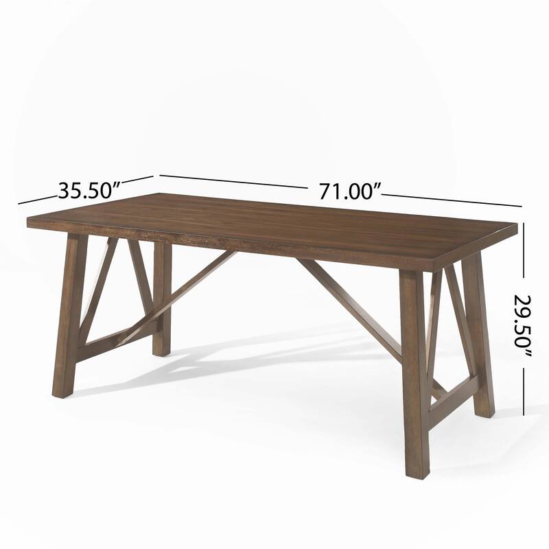 RUBBERWOOD FRAME Dining Table