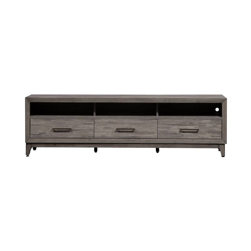 Mercury Driftwood Gray 76 Inch TV Console