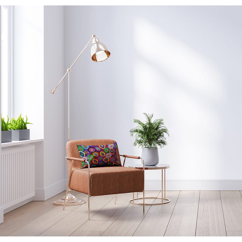Modern Leaf Pile Accent Pillow