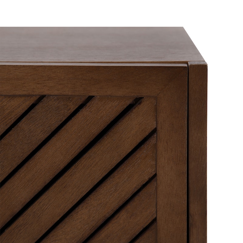 Kate and Laurel Mezzeta Wood Side Table