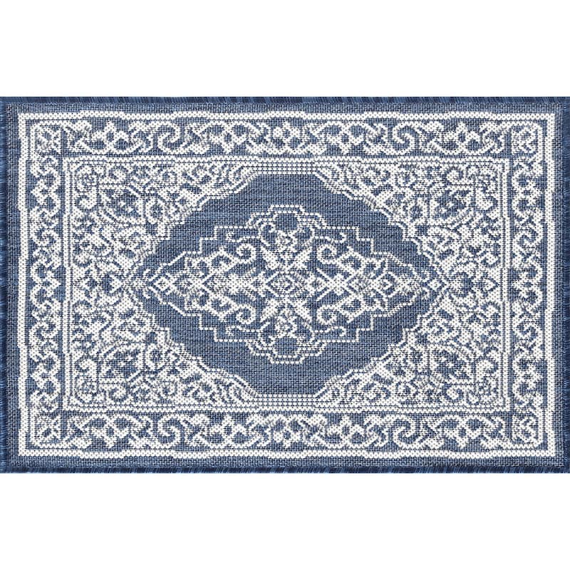 Exo Coastal Oriental Indoor/Outdoor Area Rug