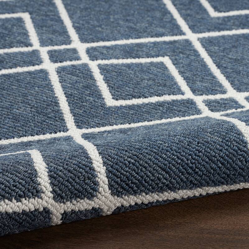 Nourison Modern Lines Diamond Geometric Area Rug
