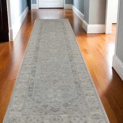Power Loomed Floral Traditional Area Rug - 122' X '27' X '0.5