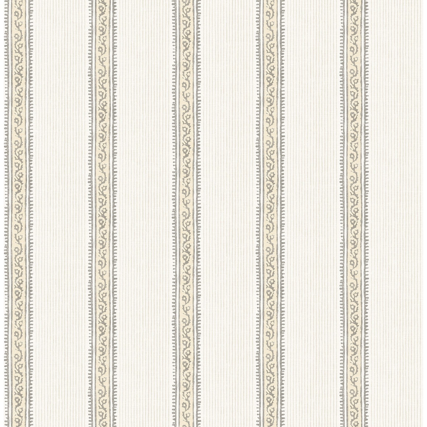 Chesapeake Mandevilla Honey Vine Stripe Wallpaper