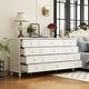 preview thumbnail 6 of 35, 63"W Wood Dresser Bedroom Storage Drawer Organizer Closet 12 Drawer