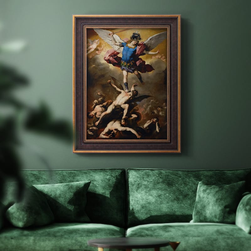 The Fall of the Rebel Angels Premium Framed Canvas- Ready to Hang