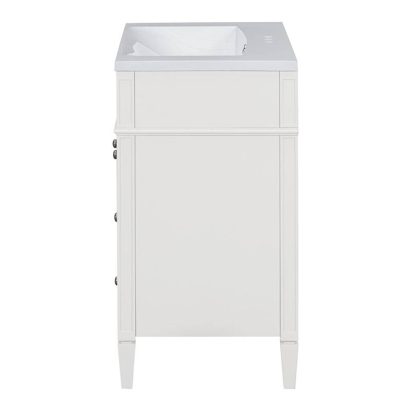 30'' Bathroom Vanity with Top Sink Set, Sink Bathroom Vanity