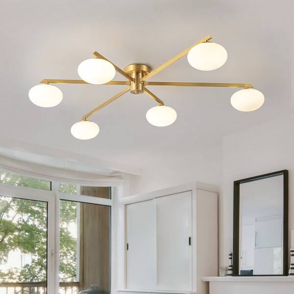 Flush Mount Ceiling Lights Regency Hill Modern Semi Flush Mount
