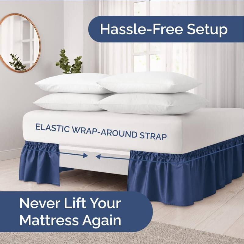 12-Inch Bed Skirt for Queen-Size Bed