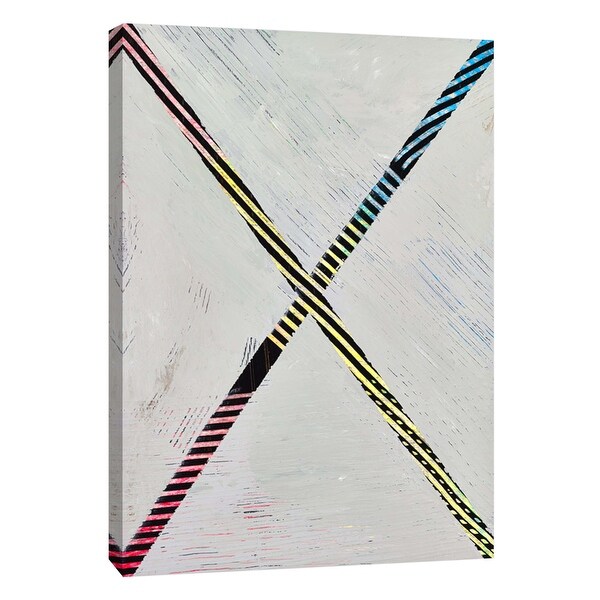 PTM Images 9-108848 PTM Canvas Collection 10" x 8" - "Lenticular F" Giclee Abstract Art Print on Canvas