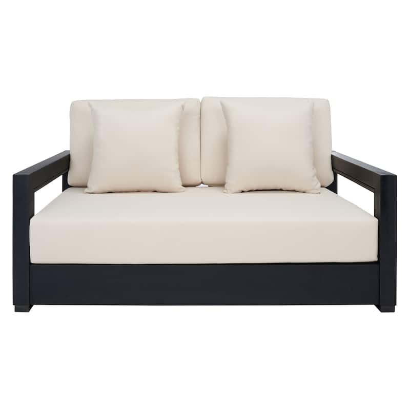 SAFAVIEH Couture Montford Brazilian Teak 2-Seat Bench - 53"W x 36"D x 27"H