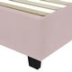 preview thumbnail 22 of 64, Full/Queen Size Upholstered Bed with Velvet Headboard and Integrated Shelves