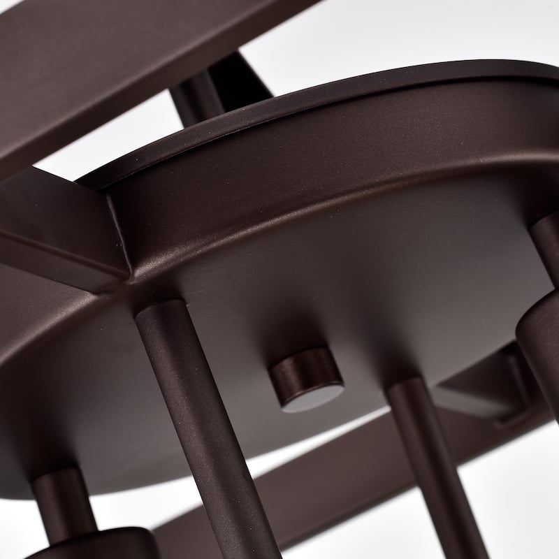 4-light Oil Rubbed Bronze Hanging Pendant