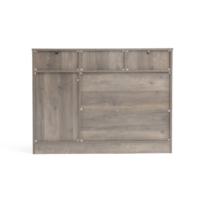 42.6" Wide TV Stand Console with 3 Storage Drawer