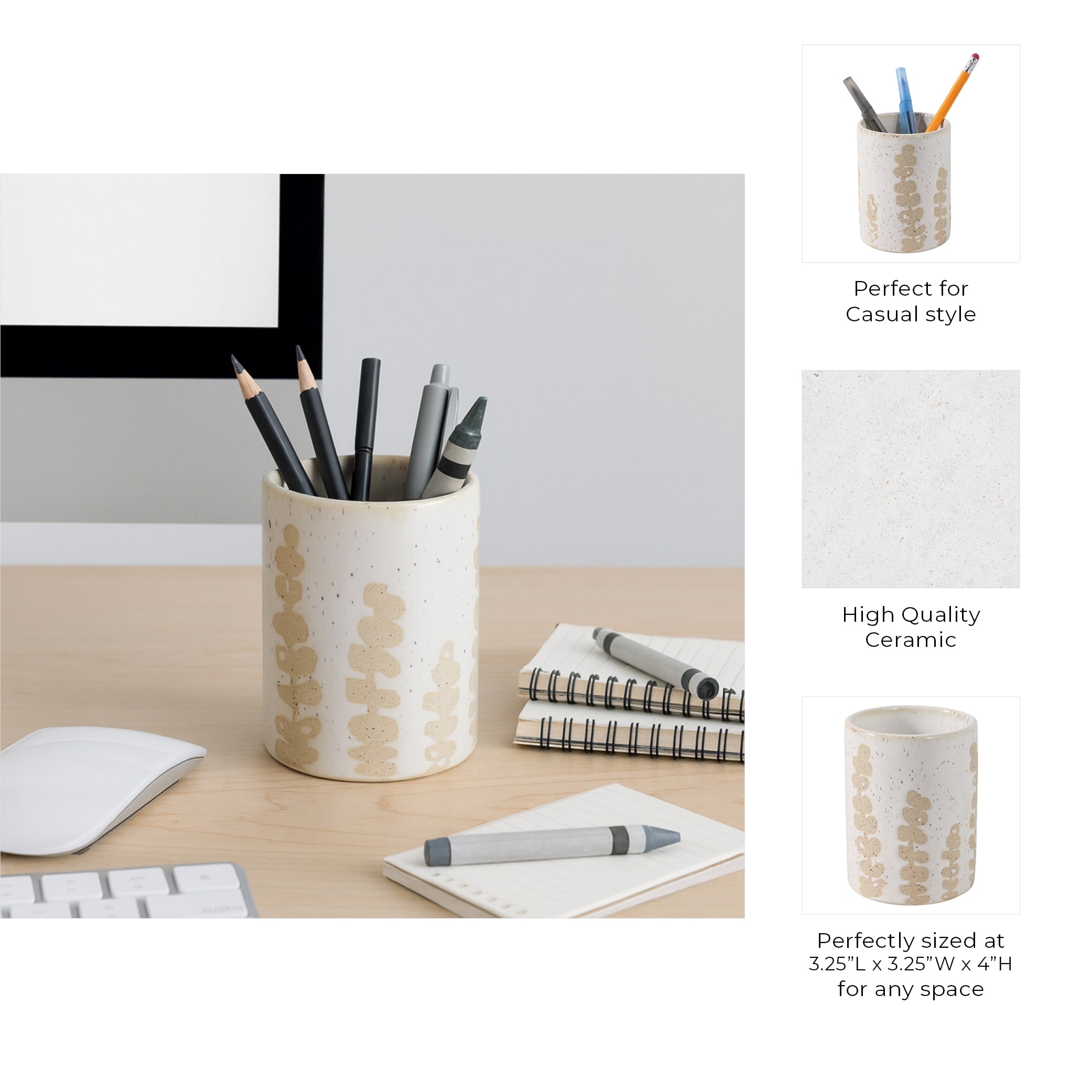 Pencil-Cup---Ivory-Tan-Ceramic