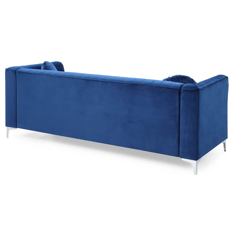 Delray Velvet Tufted Sofa