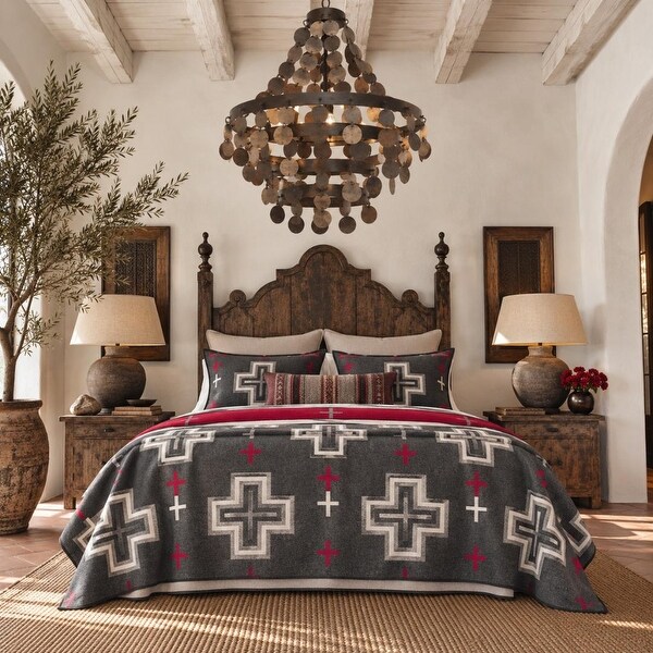 Pendleton San Miguel Queen-size Southwestern Wool Throw Blanket