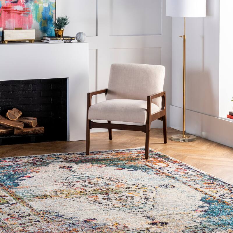 Nuloom Vintage Medallion Veronica Area Rug