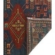 preview thumbnail 4 of 6, Noori Rug Fine Vintage Distressed Churchil Navy/Red Runner - 2'7" x 13'9"