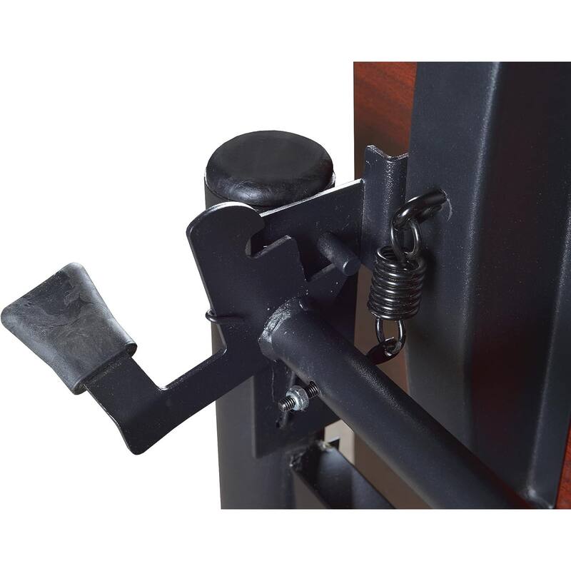 84" x 24" Flip Top Mobile Training Table with Modesty Panel- Cherry and 3 "M" Stack Chairs- Blue