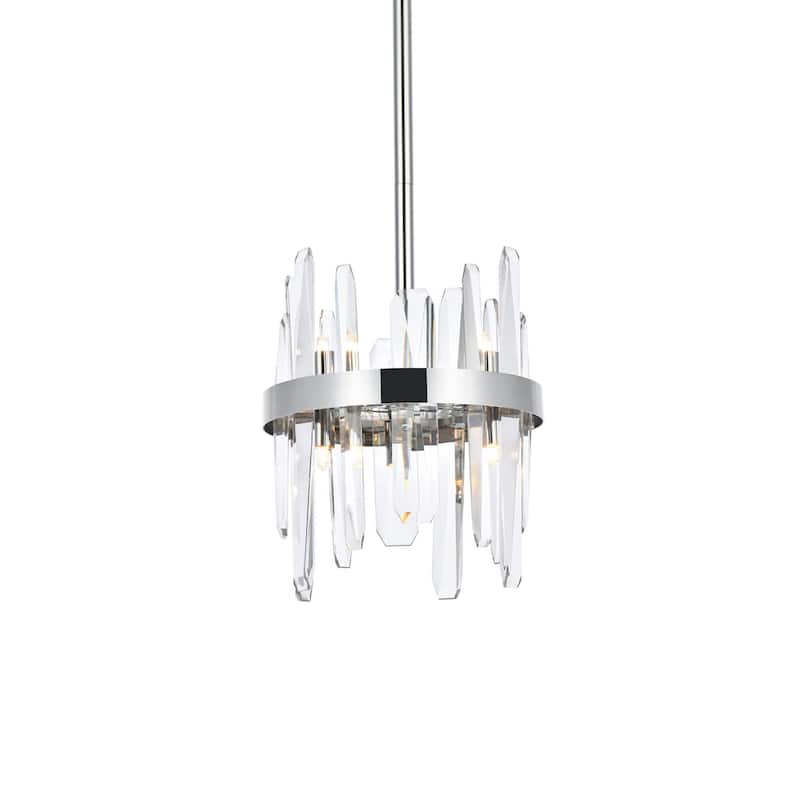 Indigo Home 10 inch crystal round pendant