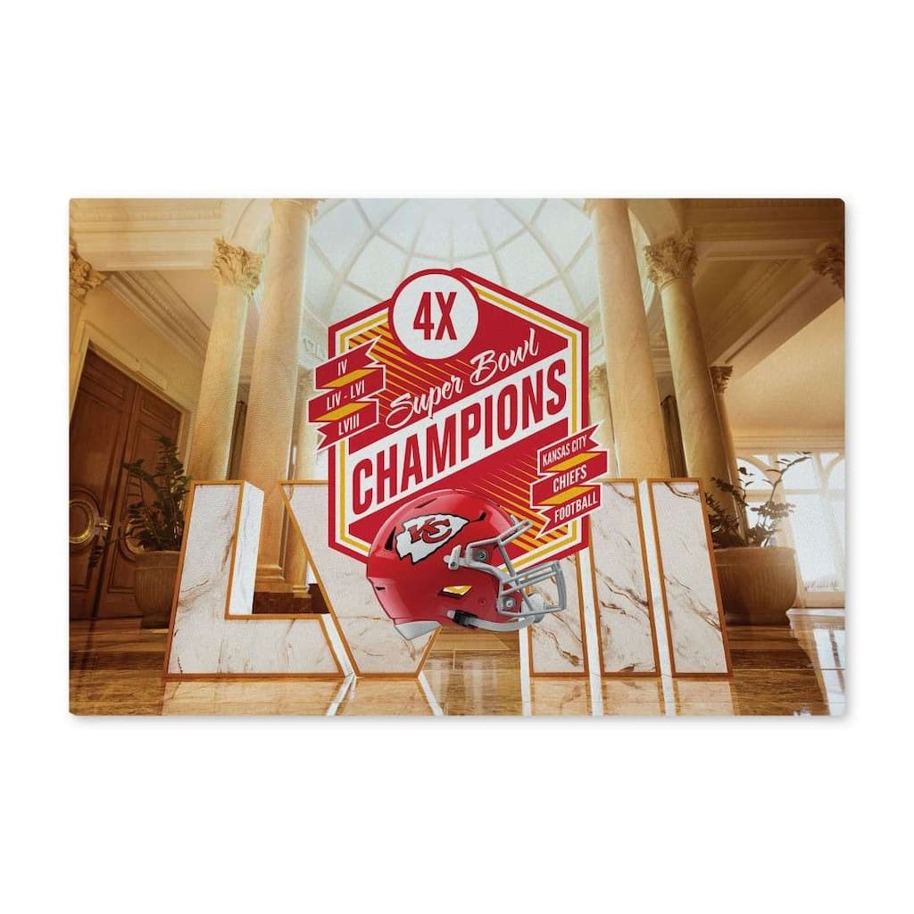 NFL Kansas City Chiefs SB58 Re Take Multi Champs Washable Rug - 20" x 32"