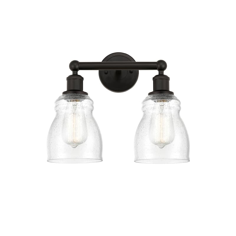 Innovations Lighting 616-2W-12-14 Ellery Vanity Ellery 2 Light 14" - Oil Rubbed Bronze / Seedy