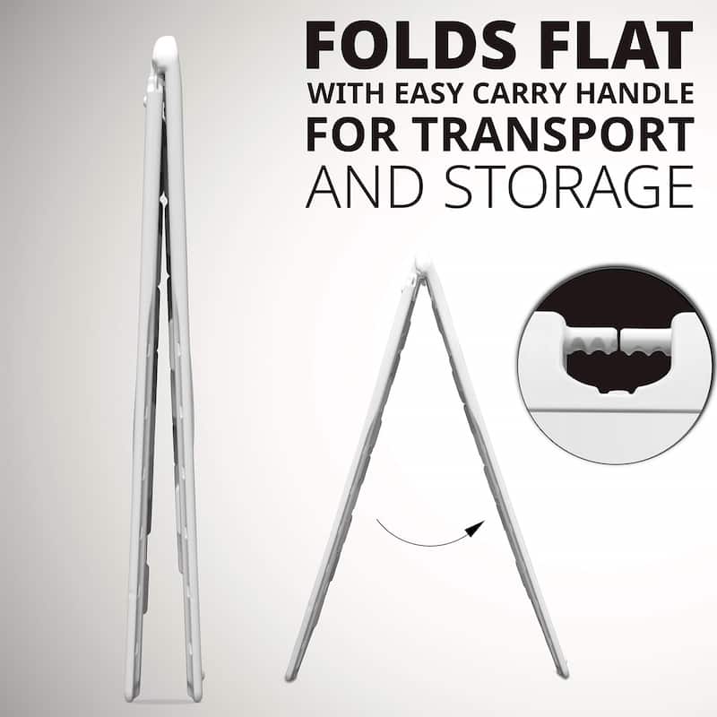 Jumbl 24 x 36 Duel Display Signage Stand ( White )