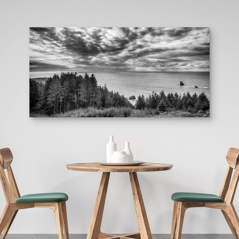 Fifty Shades of Black & White by Sossi Madzounian Canvas Art Print
