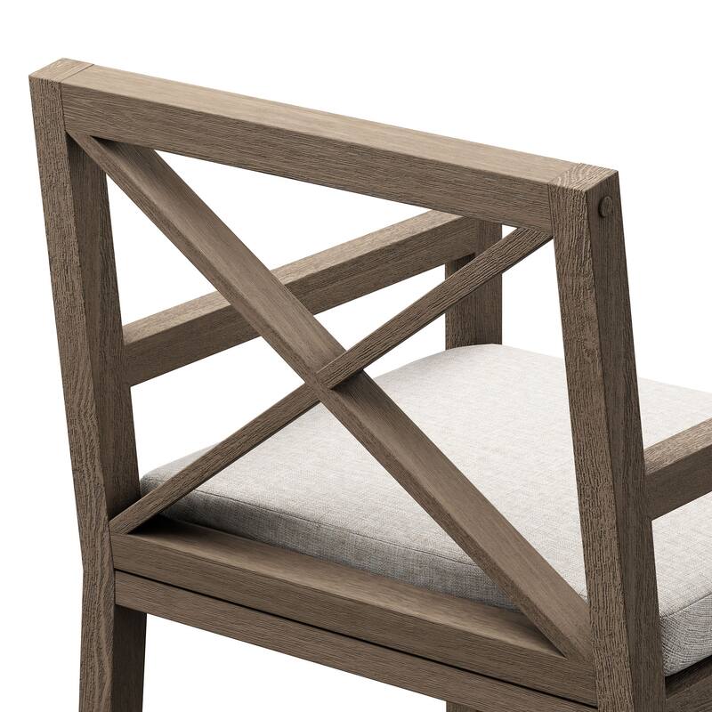 Northlake Outdoor Patio Teak Dining Armchair