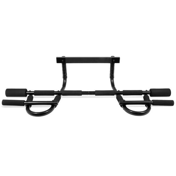 Shop Prosourcefit Multi Grip Chin Up Pull Up Push Up Bar Heavy Duty Doorway Trainer For Home Gym For P90x Overstock 21587817