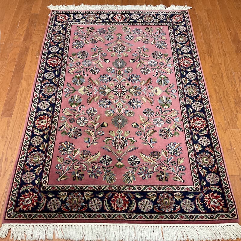 HERAT ORIENTAL Handmade Soumak Wool Rug - 4'2" x 6'1"