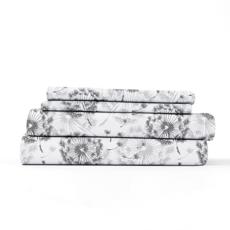 Becky Cameron Make a Wish Pattern 4 Piece Deep Pocket Bed Sheet Set