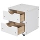 preview thumbnail 8 of 11, Full Size Wood Storage Bed with Trundle, 2-Drawer Under-Bed Box, Shelves, and Nightstand for Enhanced Organization