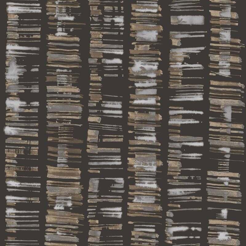 Galerie Wallcoverings Bazaar Aztec Design Non-woven Glitter Wallpaper Roll - 33 feet x 21 inches - Gold