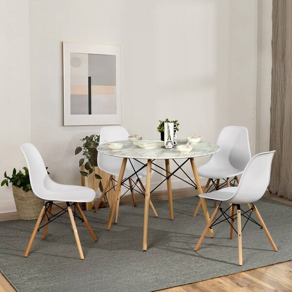 Furniture R Mid Century Modern Round Dining Table Overstock 32623572
