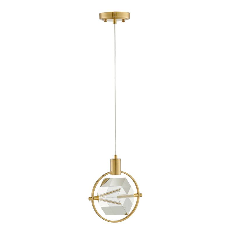 Hollywood 1 Light Pendant // Gold