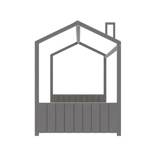 Velvet Playhouse Full Bed with Headboard - Cozy Semi-Enclosed Design